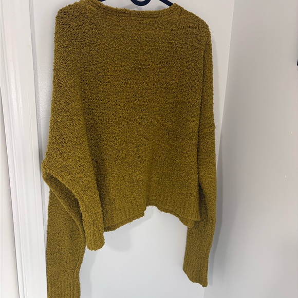 Free People Oversized Sweater in color Athens Moss - Picture 5 of 5